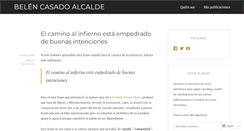 Desktop Screenshot of belencasado.com